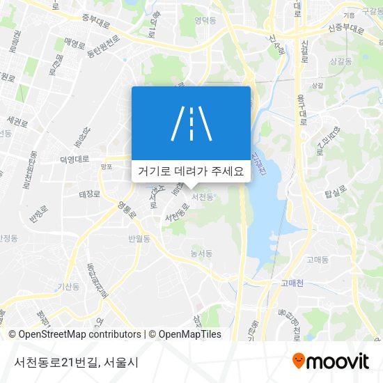 서천동로21번길 지도