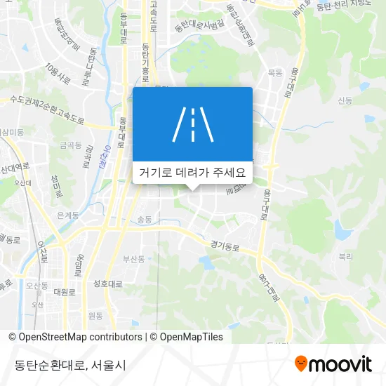 동탄순환대로 지도