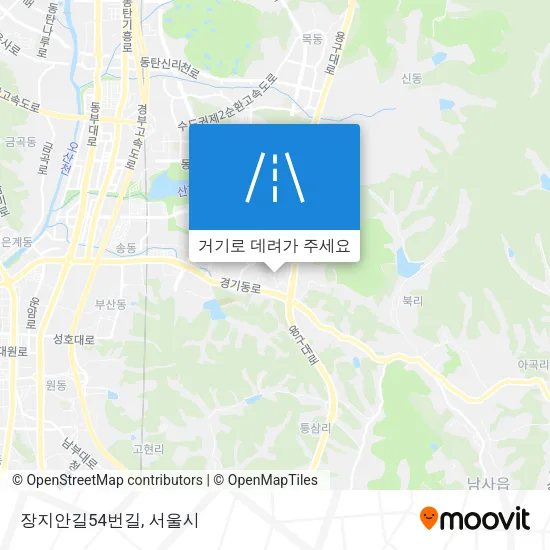 장지안길54번길 지도