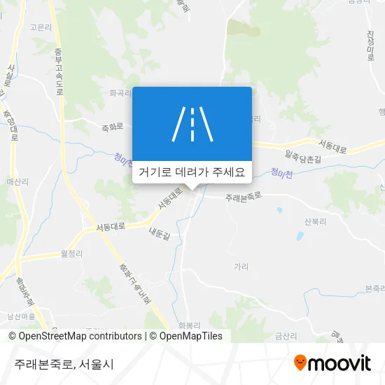 주래본죽로 지도
