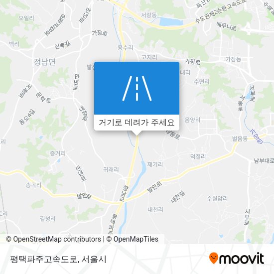 평택파주고속도로 지도