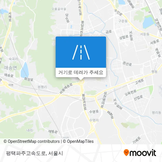 평택파주고속도로 지도