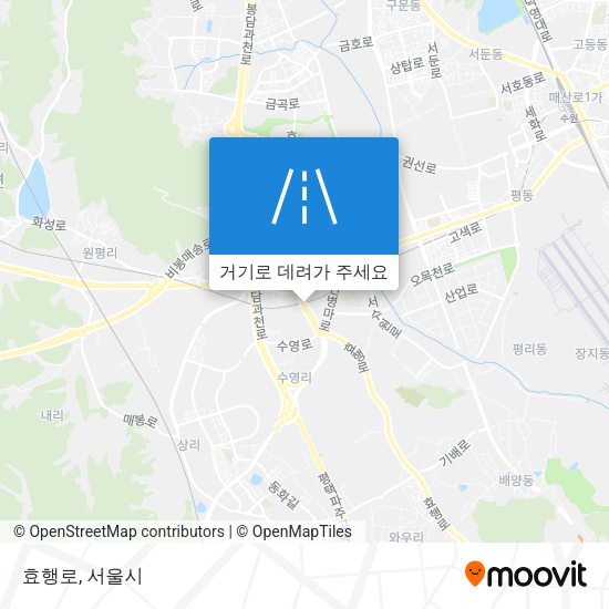 효행로 지도