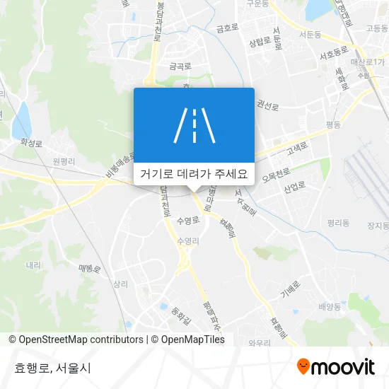 효행로 지도