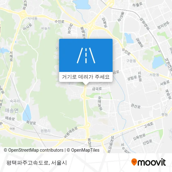 평택파주고속도로 지도