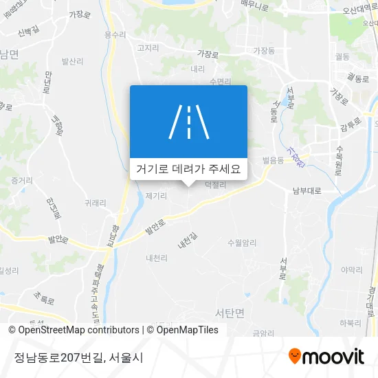 정남동로207번길 지도
