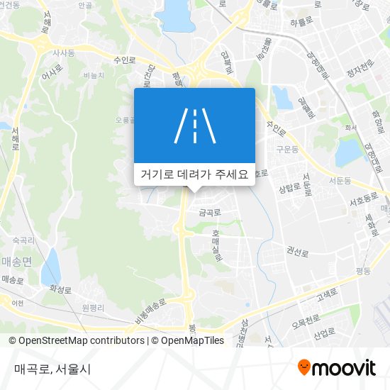 매곡로 지도