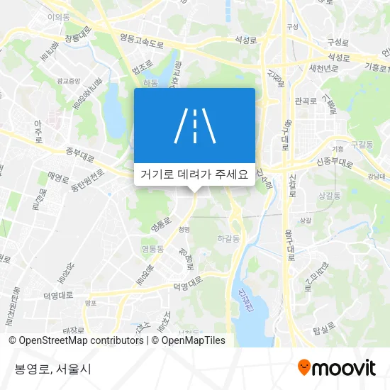 봉영로 지도