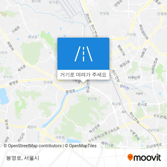 봉영로 지도