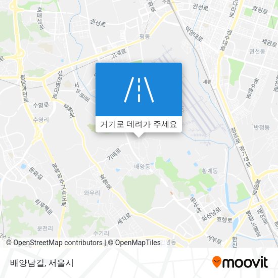 배양남길 지도