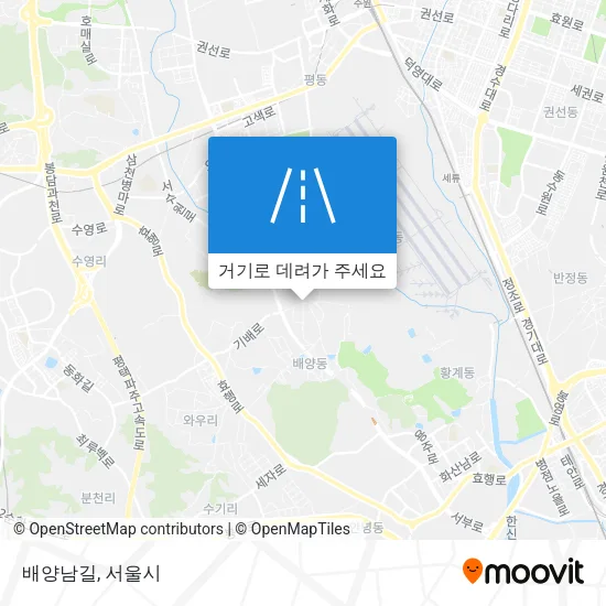 배양남길 지도