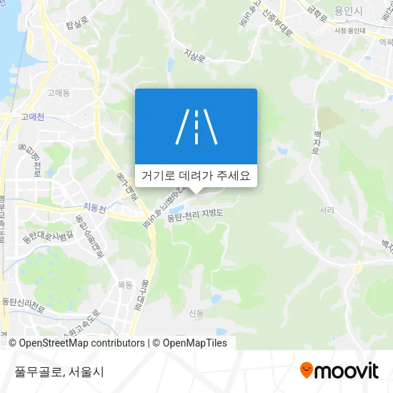 풀무골로 지도