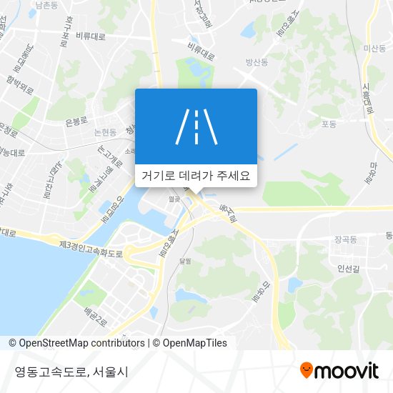 영동고속도로 지도