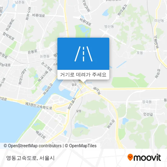 영동고속도로 지도