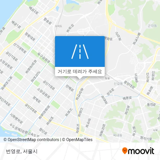 번영로 지도