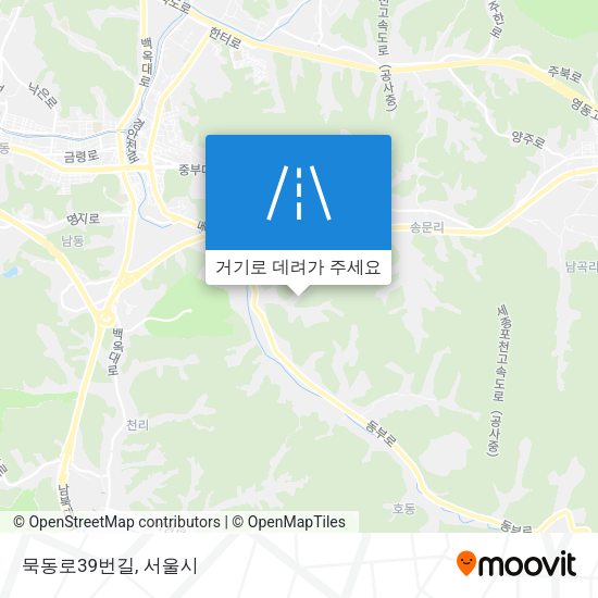 묵동로39번길 지도