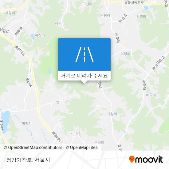 청강가창로 지도