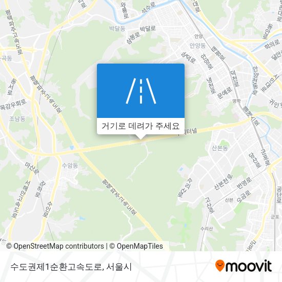 수도권제1순환고속도로 지도