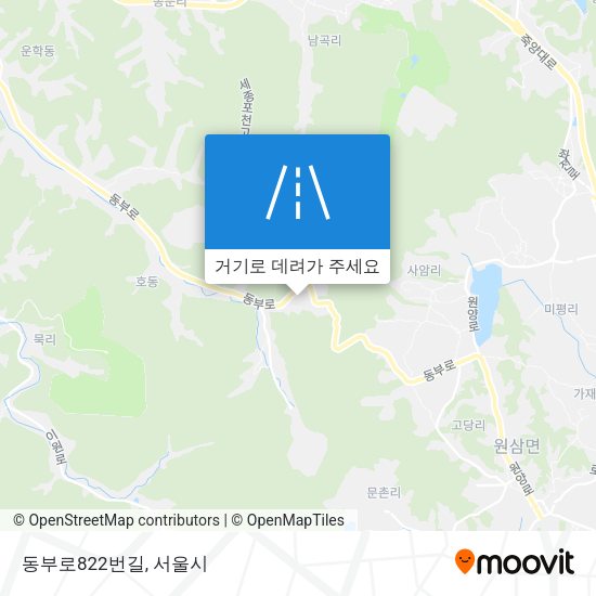 동부로822번길 지도