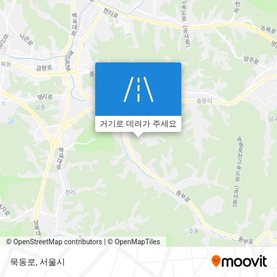 묵동로 지도