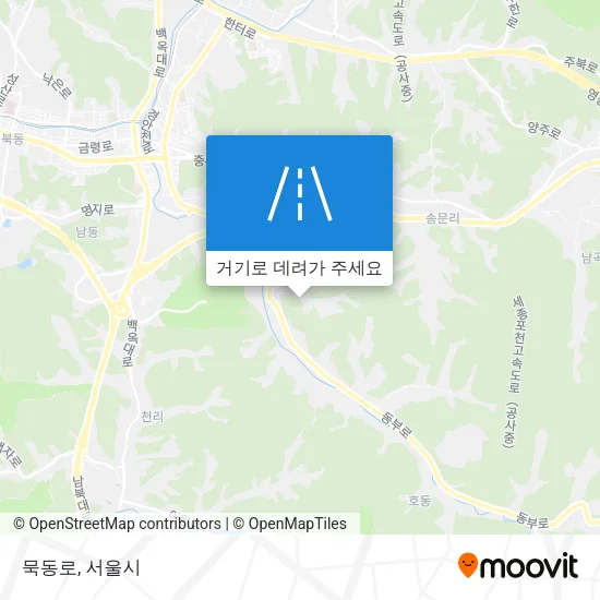 묵동로 지도