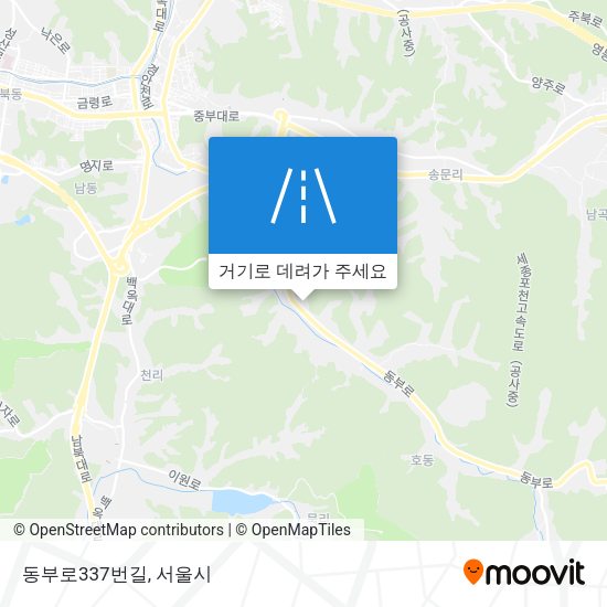 동부로337번길 지도
