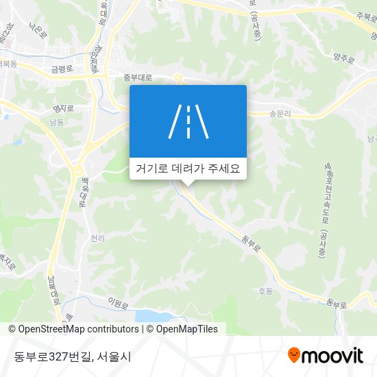 동부로327번길 지도
