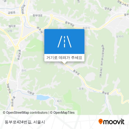동부로424번길 지도