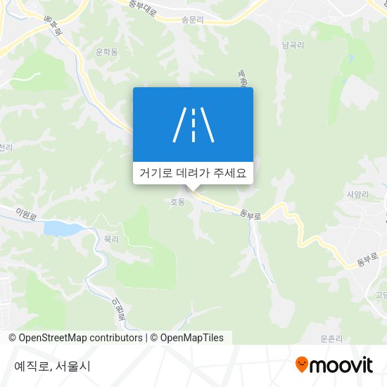 예직로 지도