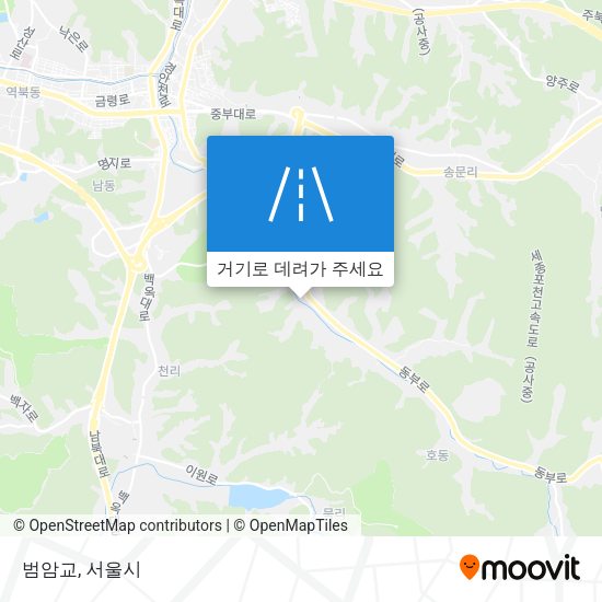 범암교 지도