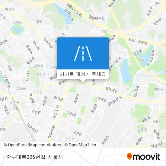 중부대로206번길 지도