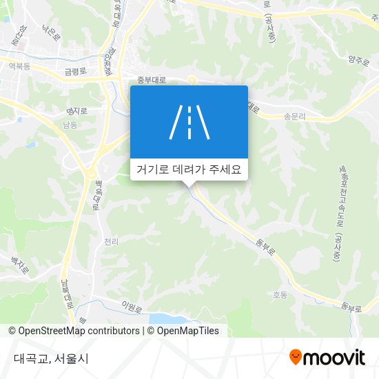 대곡교 지도