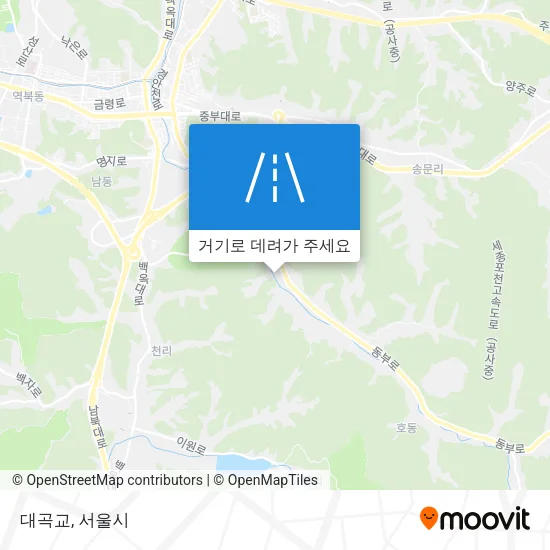 대곡교 지도