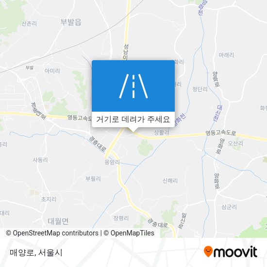 매양로 지도