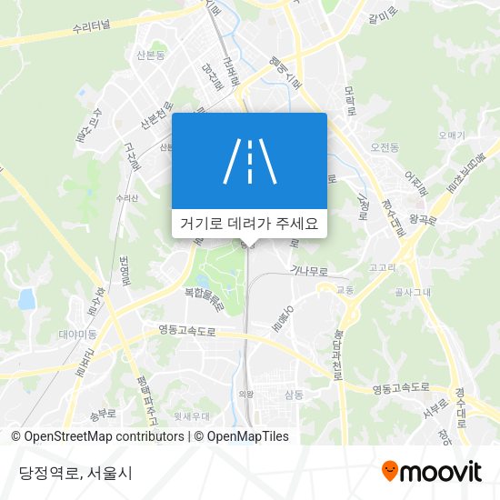 당정역로 지도