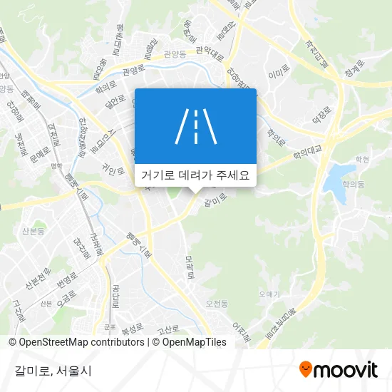 갈미로 지도