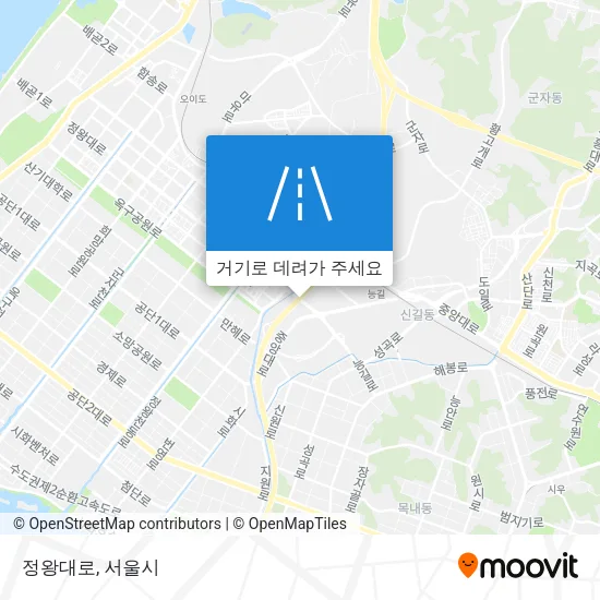 정왕대로 지도
