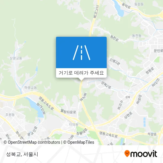 성복교 지도