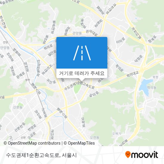 수도권제1순환고속도로 지도