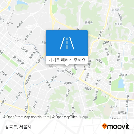 성곡로 지도