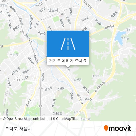 모락로 지도