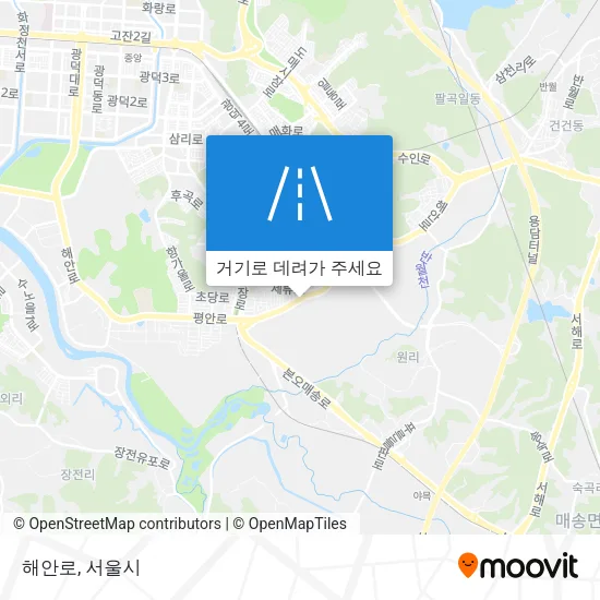 해안로 지도