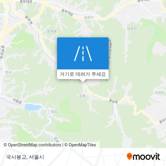 국사봉교 지도