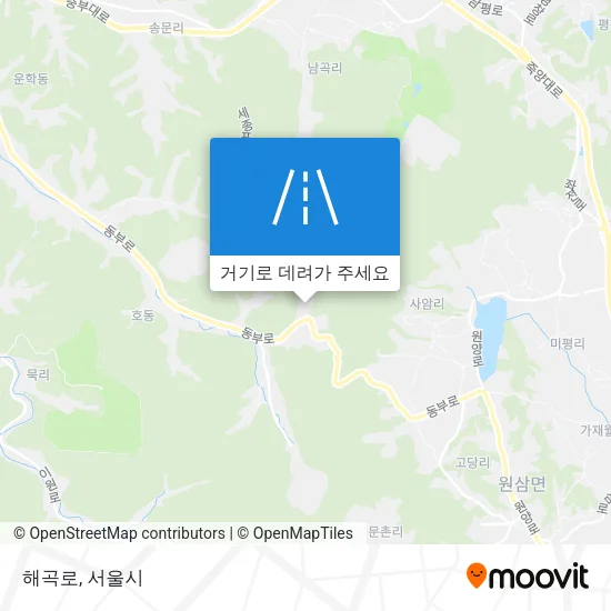 해곡로 지도