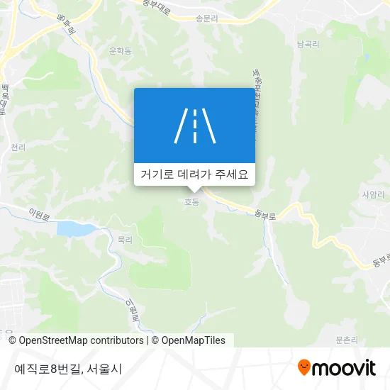 예직로8번길 지도
