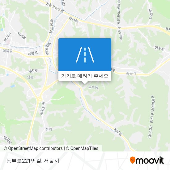 동부로221번길 지도