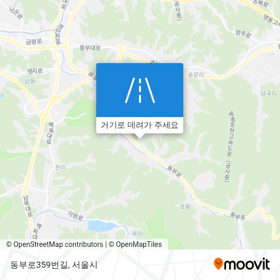 동부로359번길 지도