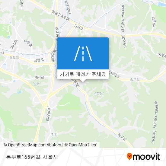 동부로165번길 지도