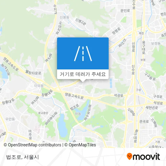 법조로 지도
