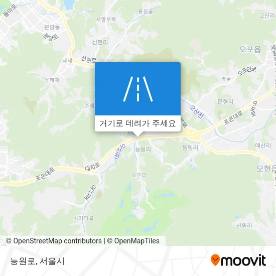 능원로 지도